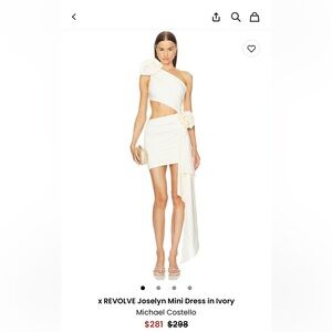 x Revolve Joselyn Mini Dress in Ivory